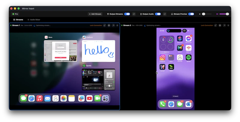 Mirror Input screenshot 1