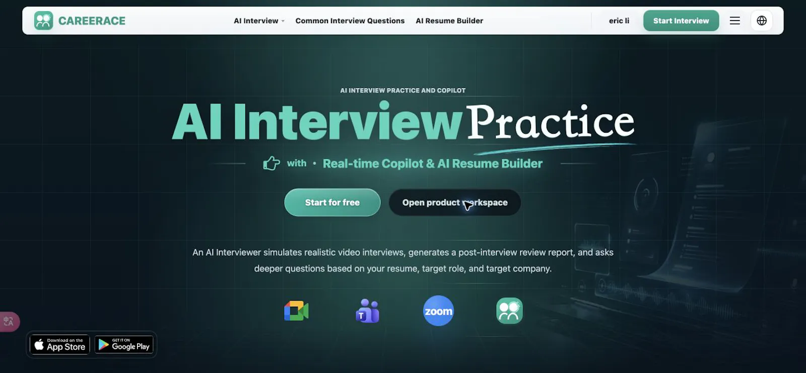 CareerAce — AI Interview screenshot 1