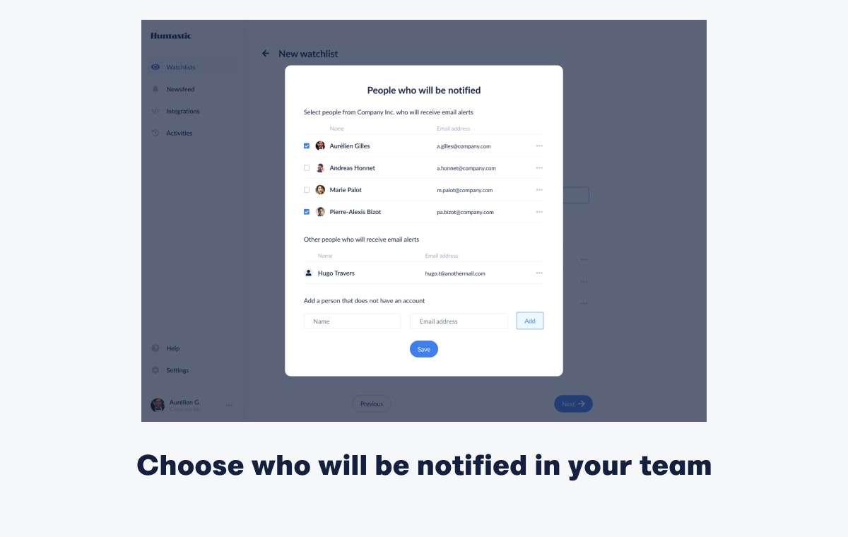 Huntastic - Следите за своими перспективами на LinkedIn 24/7 медиа 5