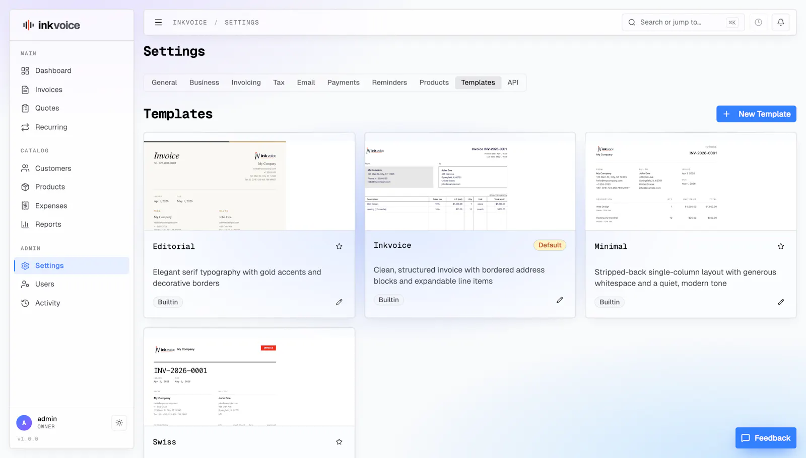 Inkvoice screenshot 4
