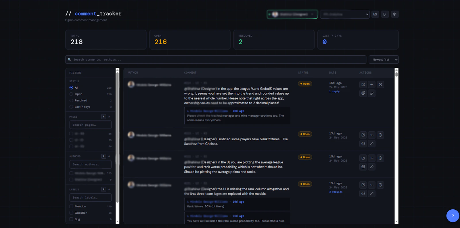 Comment Tracker screenshot 5