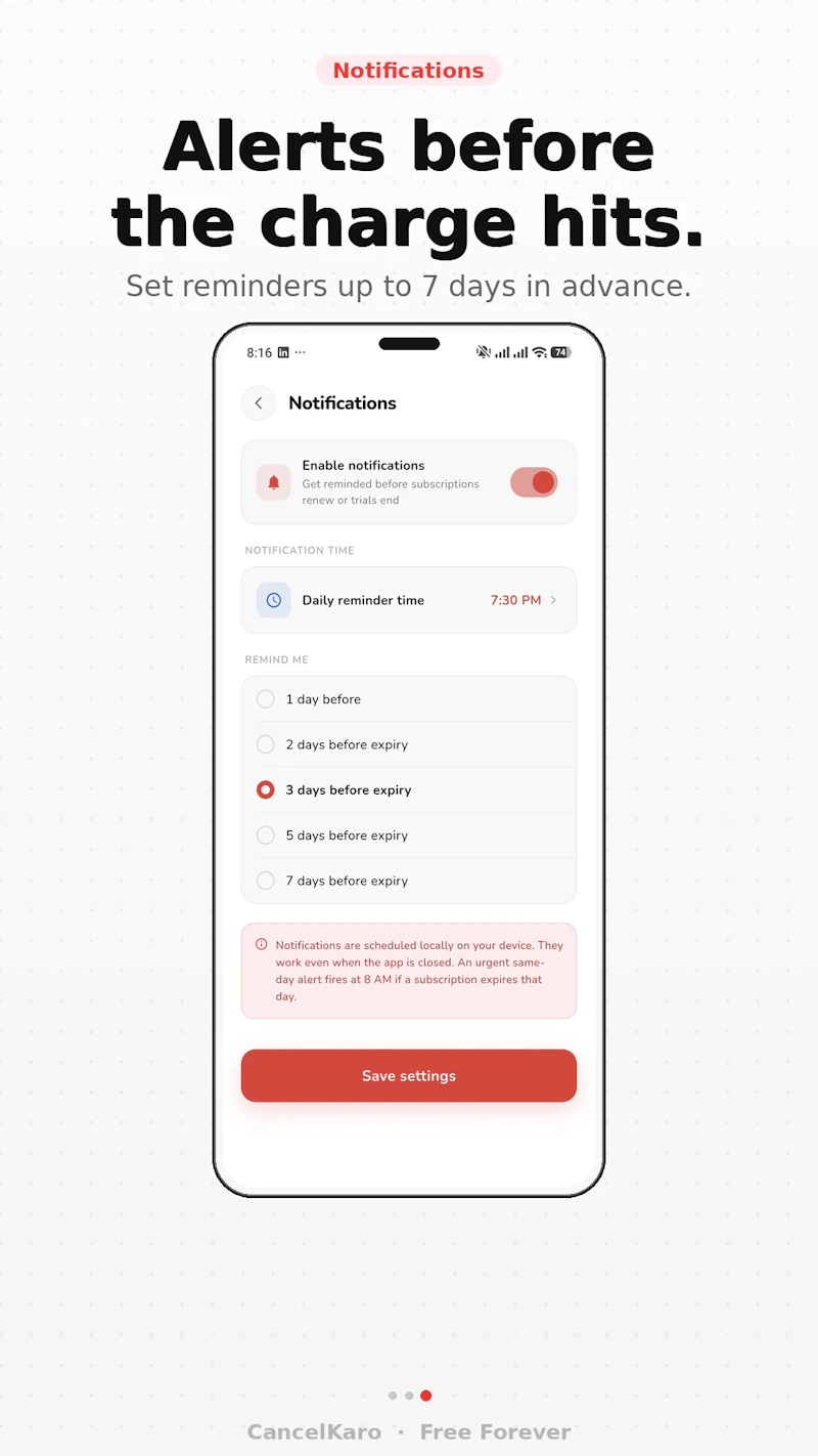 CancelKaro - Trial Tracker screenshot 4