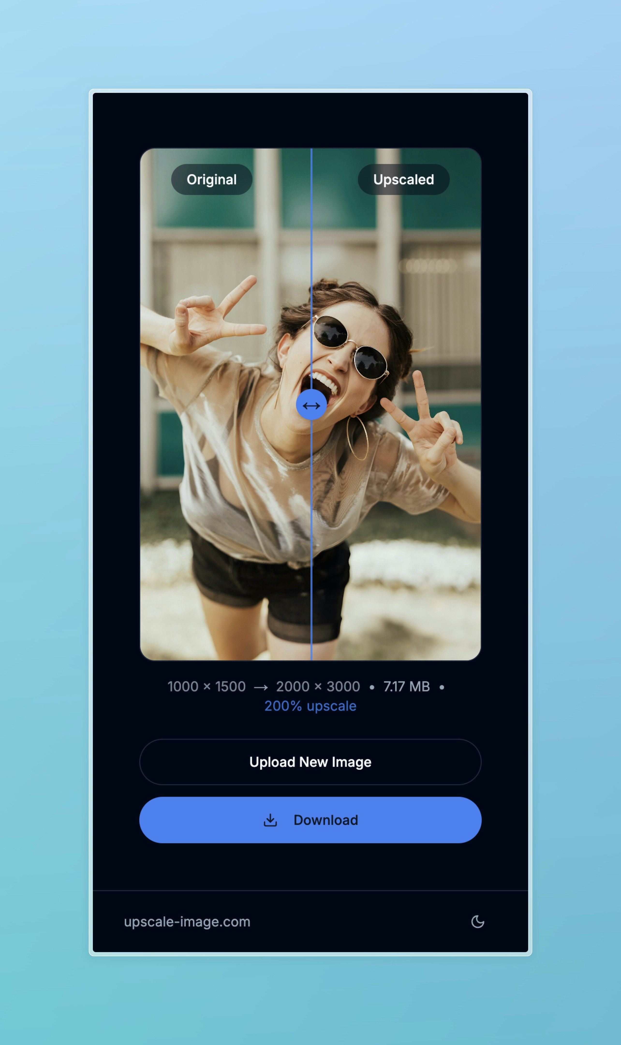4K AI Upcaler - Herramienta de imagen de IA gratis - Transformar cualquier imagen-> impresionante calidad 4K con IA, al instante media 4
