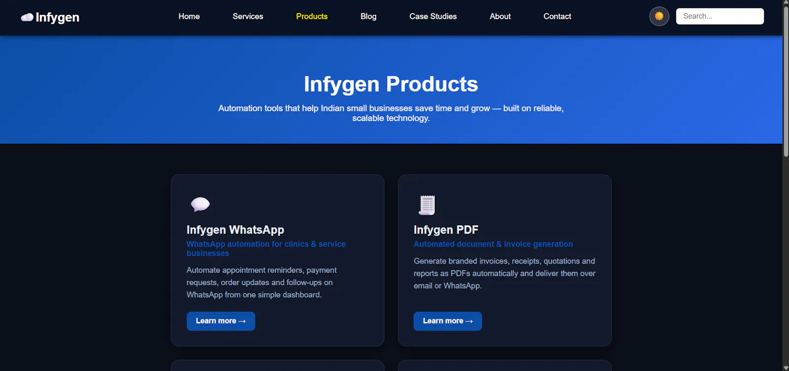 Infygen screenshot 4