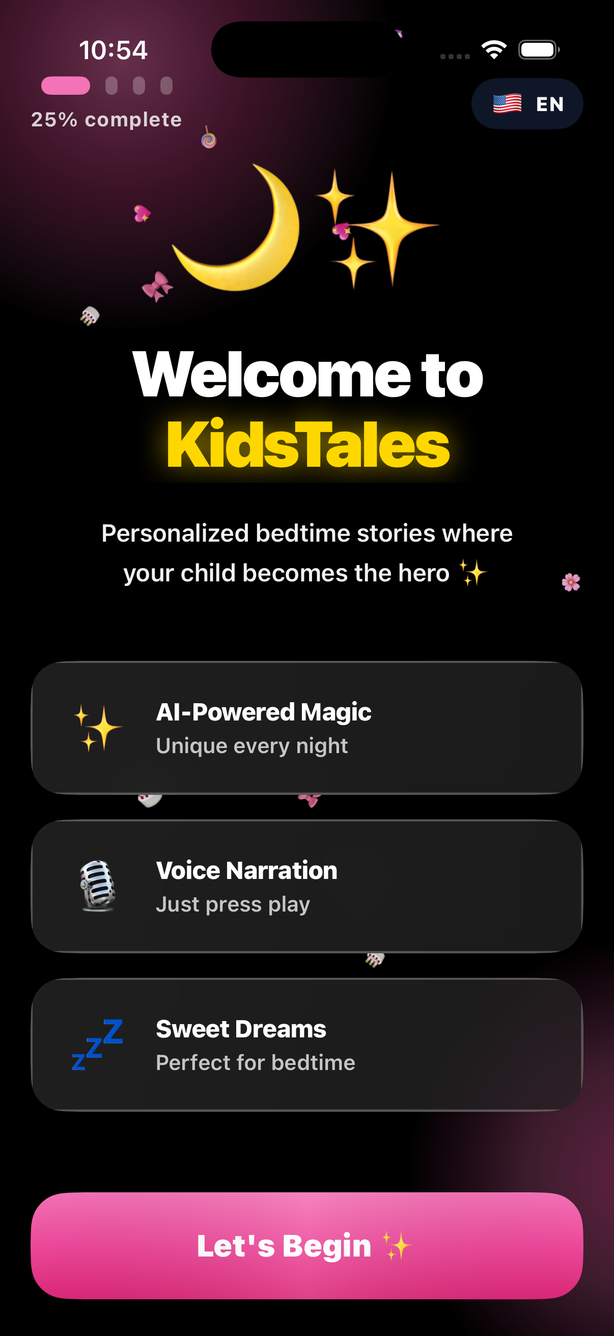 KidsTales - AI bedtime stories for kids gallery image