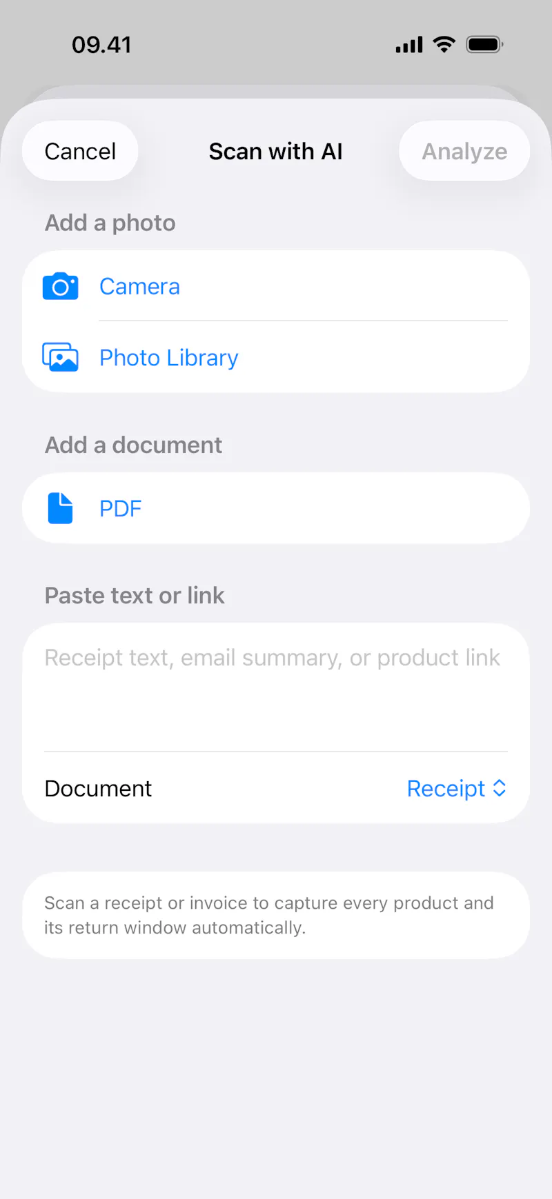 ReturnNotice screenshot 4
