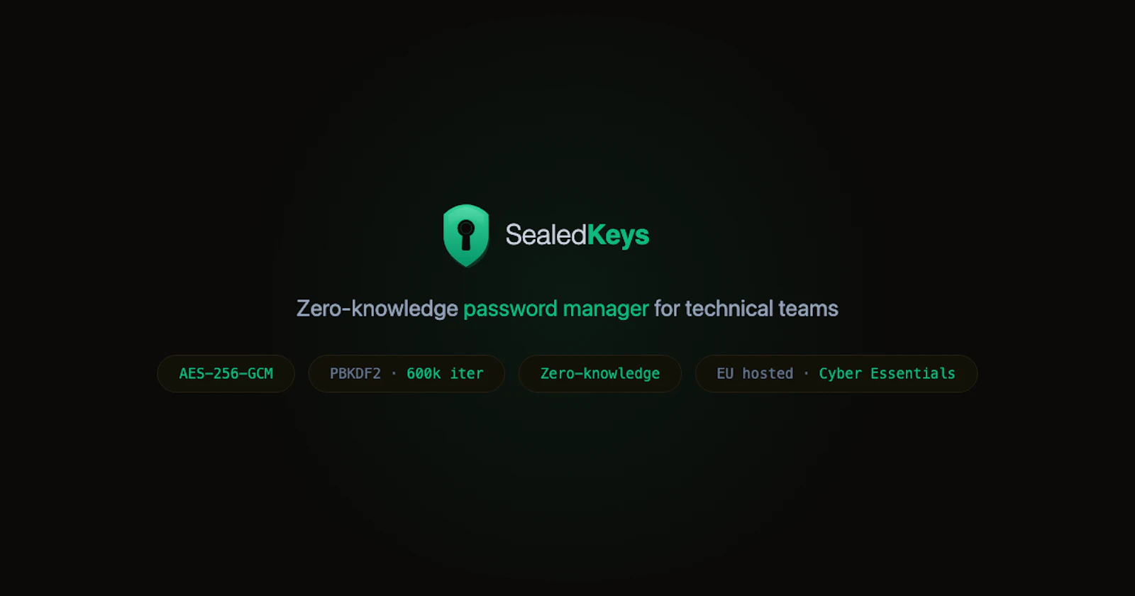 SealedKeys screenshot 1