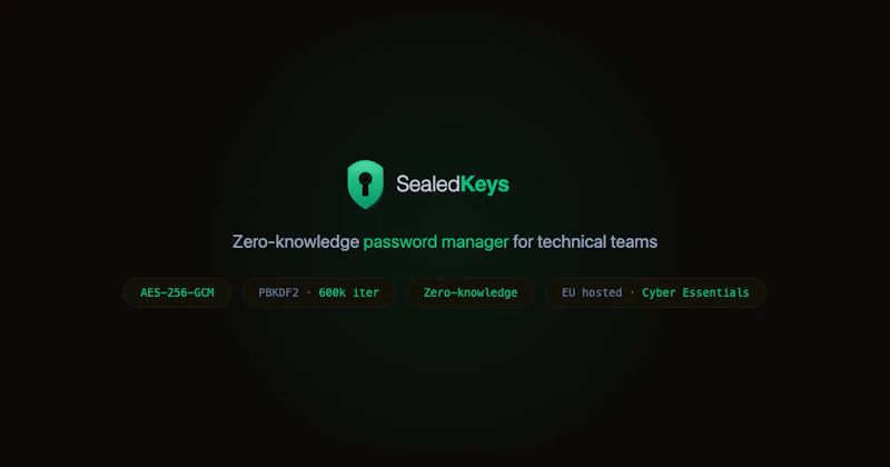 SealedKeys screenshot 1