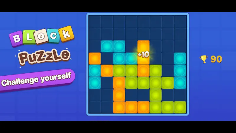 Block Puzzle Offline Jewel screenshot 1 (video preview)