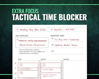 Tactical Time Blocker media 2