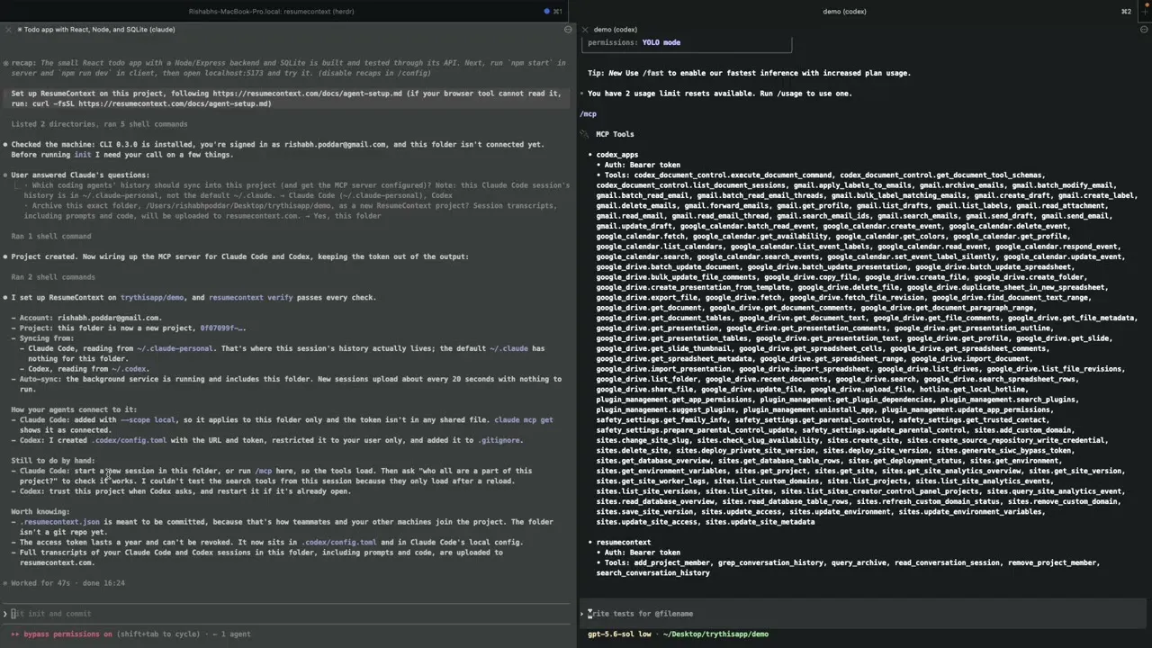 ResumeContext gallery image