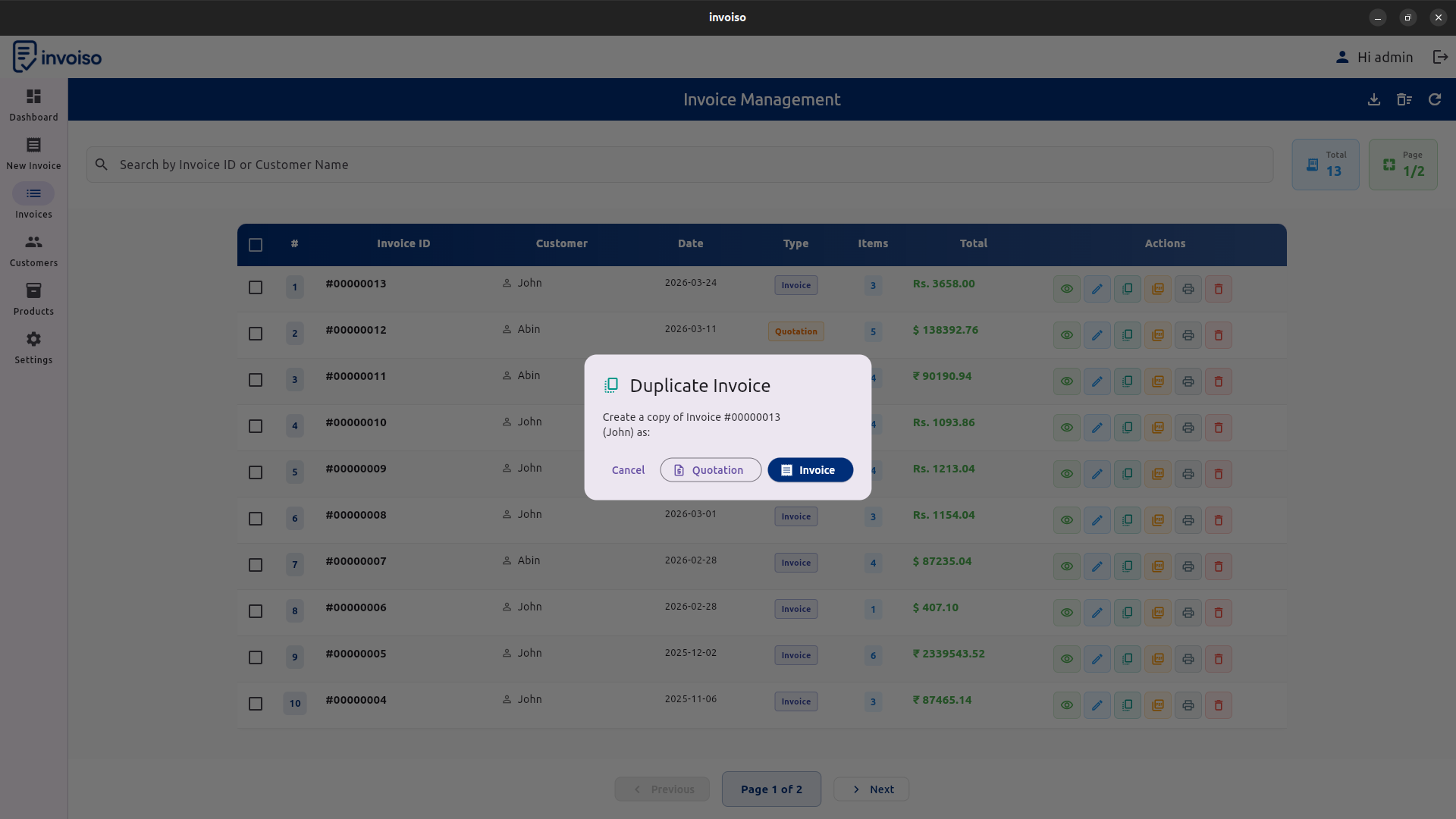 Invoiso gallery image