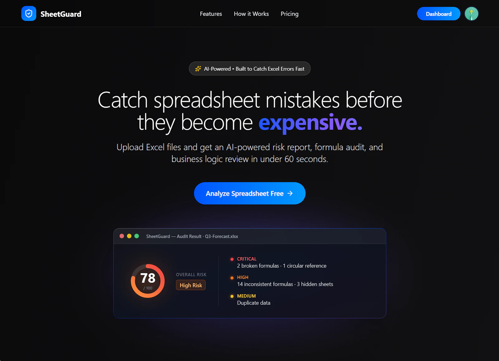SheetGuard screenshot 1