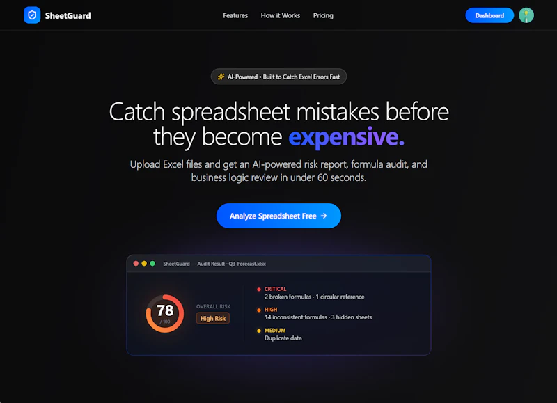 SheetGuard screenshot 1