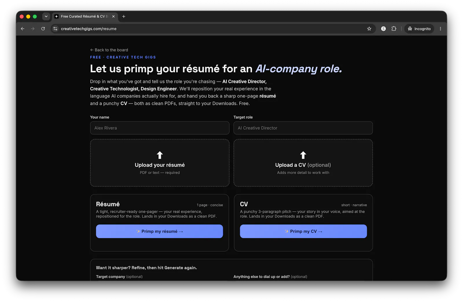 Creative Tech Gigs screenshot 4