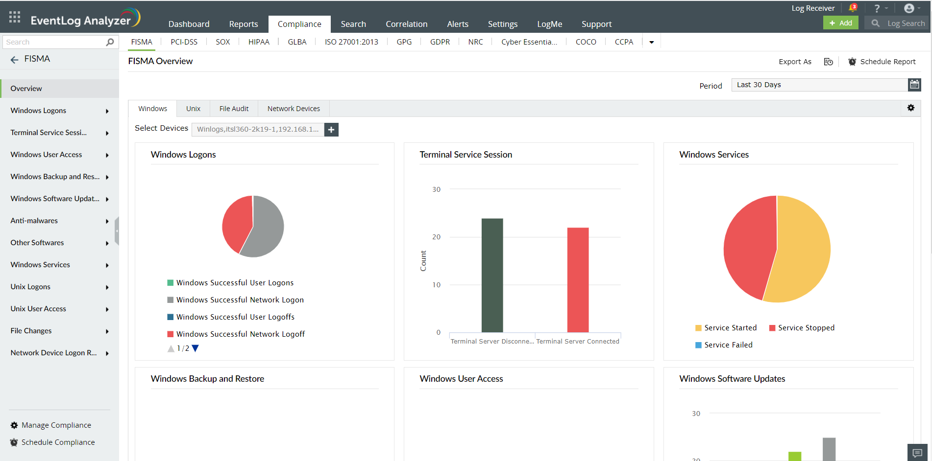Media ManageEngine EventLog Analyzer 2