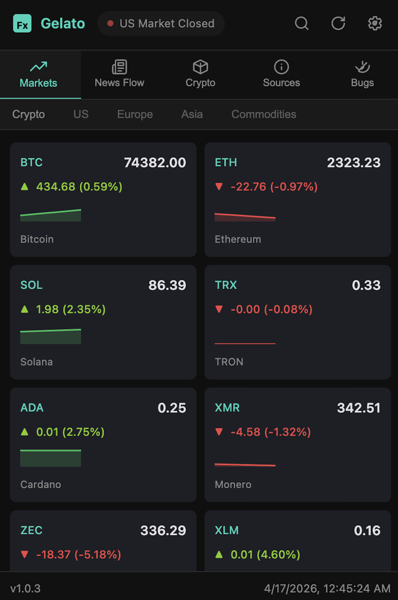 FxGelato screenshot 1