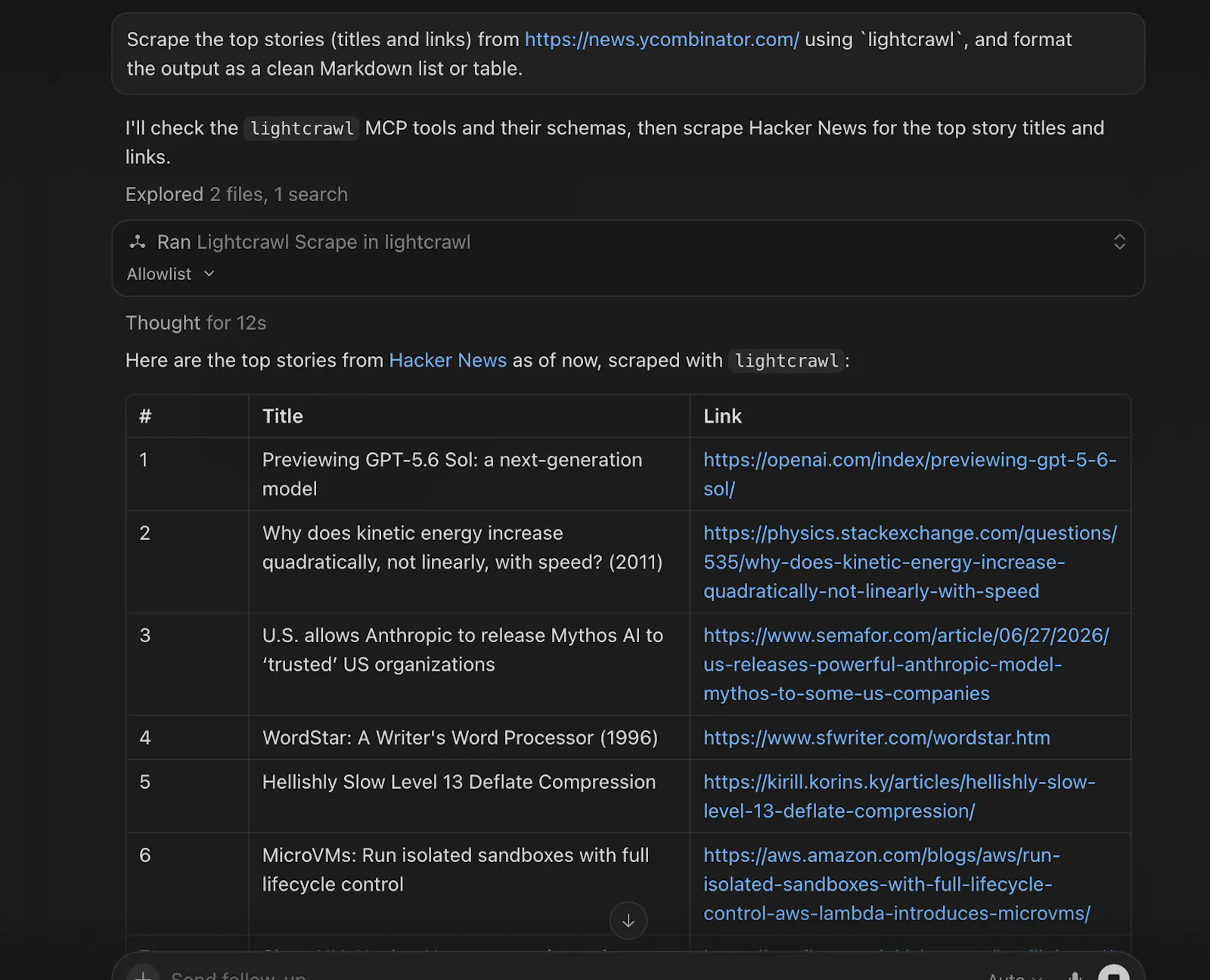 LightCrawl screenshot 2