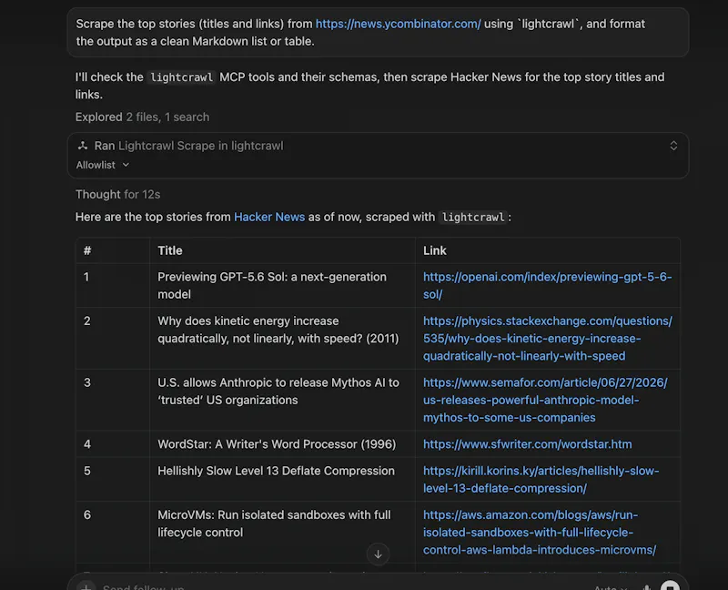 LightCrawl screenshot 2