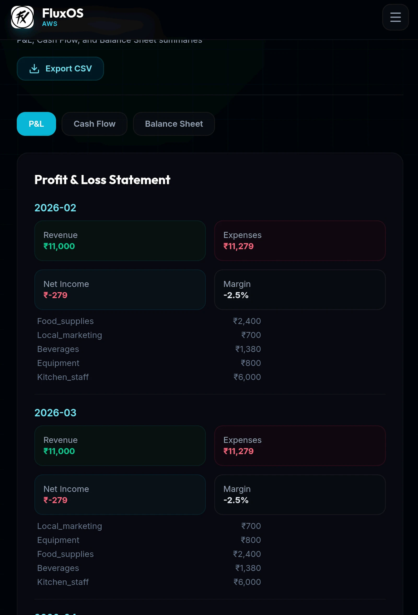 FluxOS screenshot 4