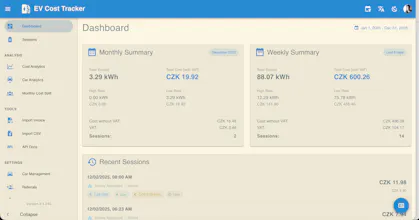 EV Cost Tracker gallery image