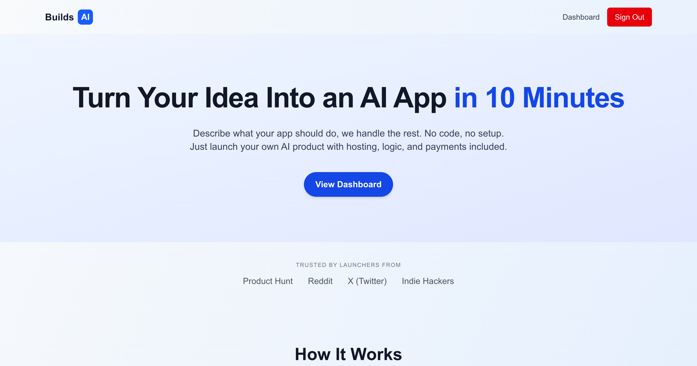 Buildsai - Lanzar aplicaciones de IA pagadas en 10 minutos media 1