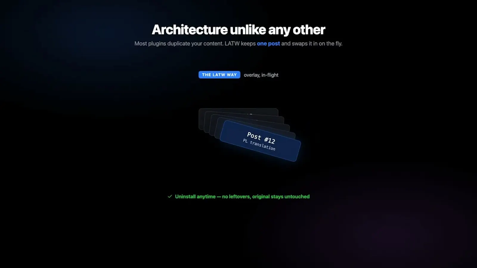 LATW Multilingual screenshot 1 (video preview)