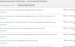 Lemonade Pinterest Autoposter for WordPress media 3