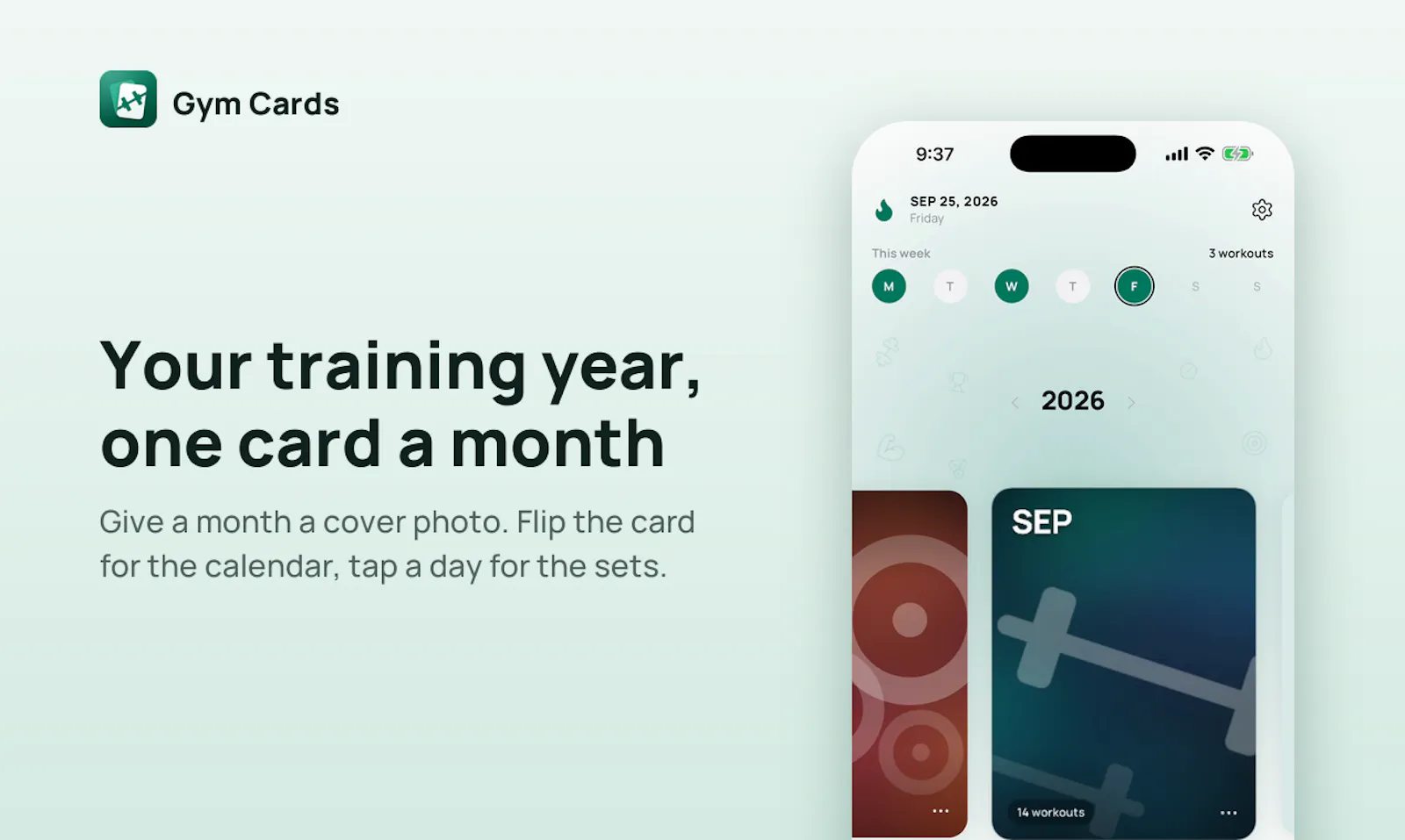 Gym Cards screenshot 1