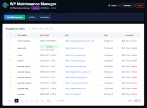 WP Maintenance Manager gallery image