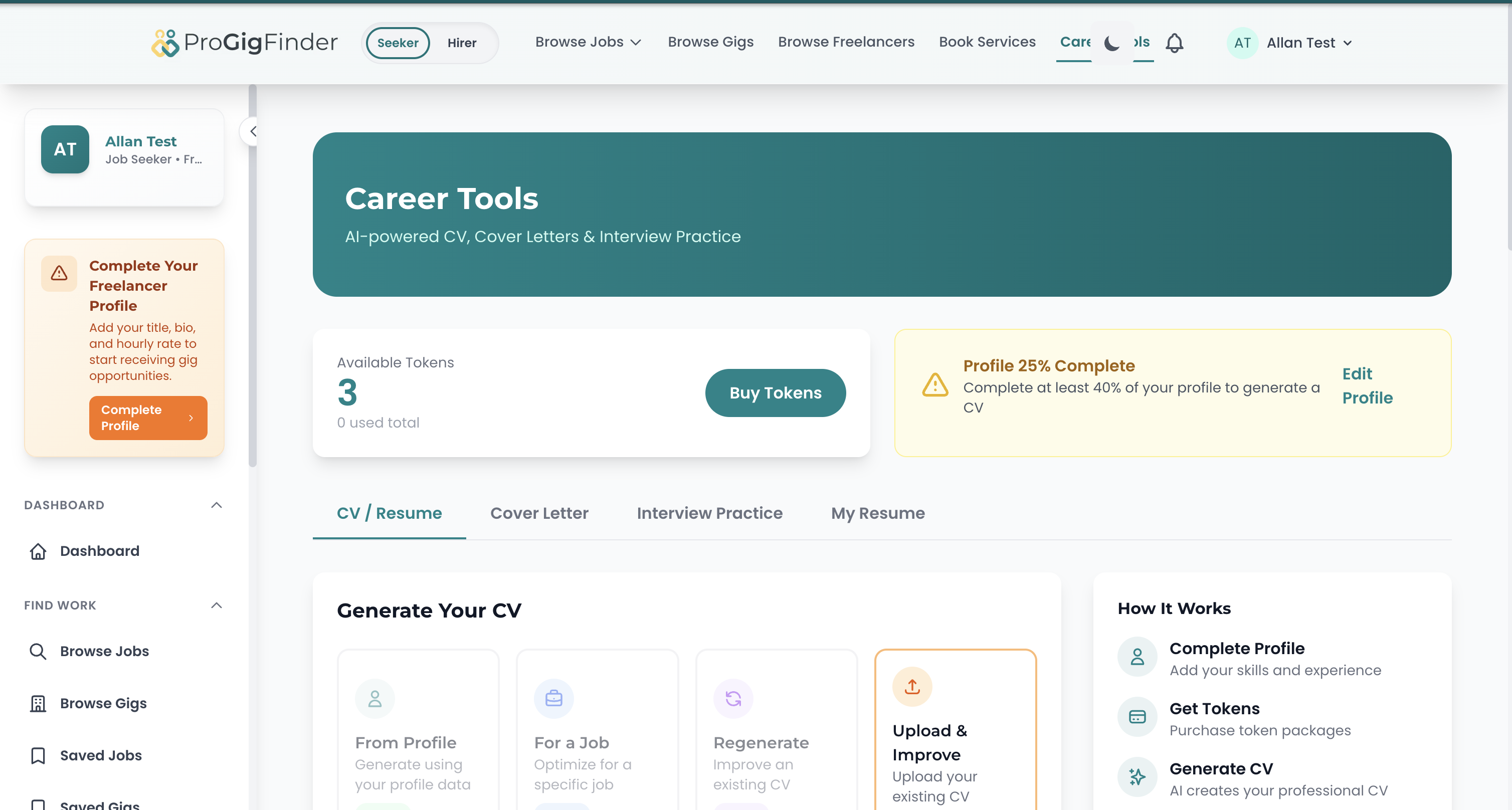 ProGigFinder gallery image