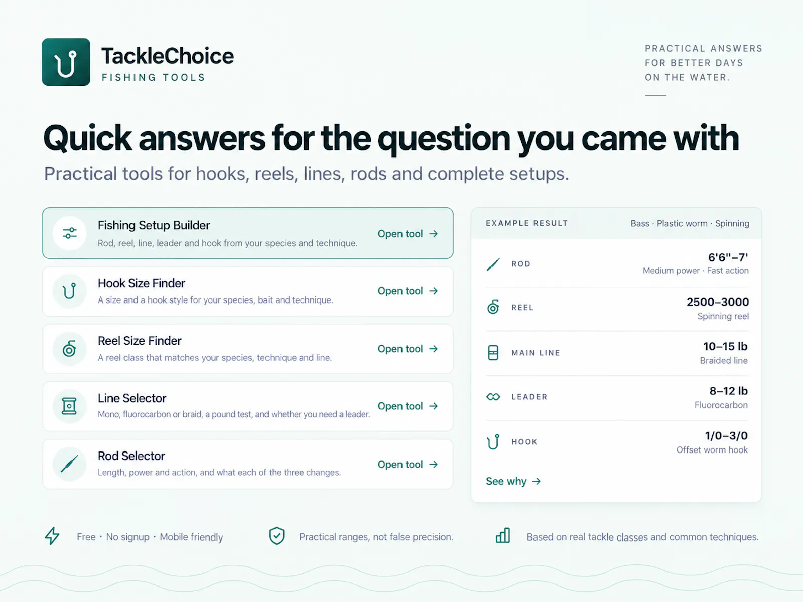 TackleChoice screenshot 2