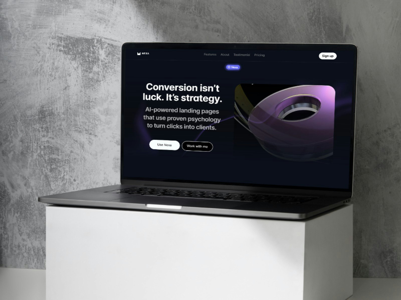 وسائط Nexa Template – Modern AI Startup  - Launch your AI SaaS site in minutes with Nexa Template 1