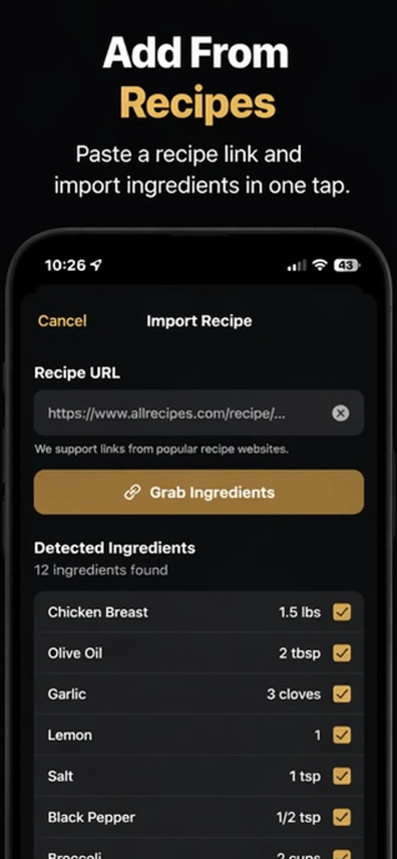 Cartly: Grocery List App screenshot 3