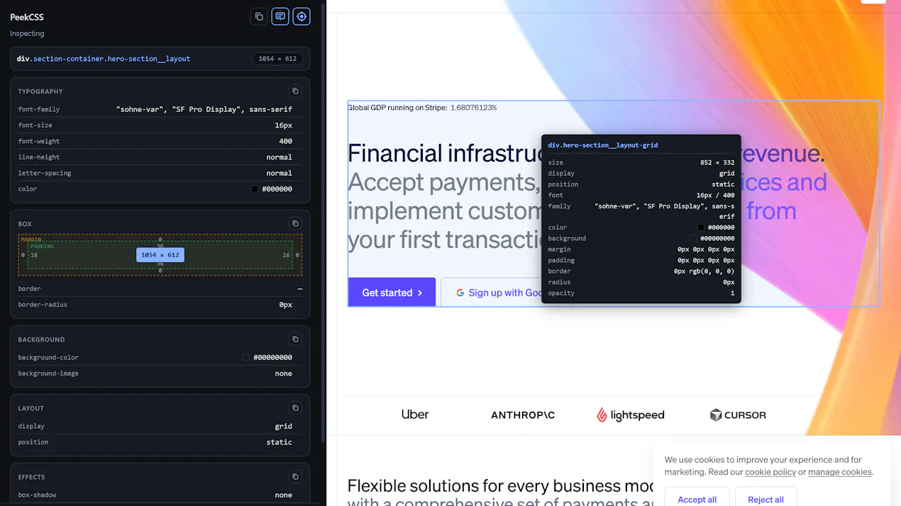 PeekCSS product