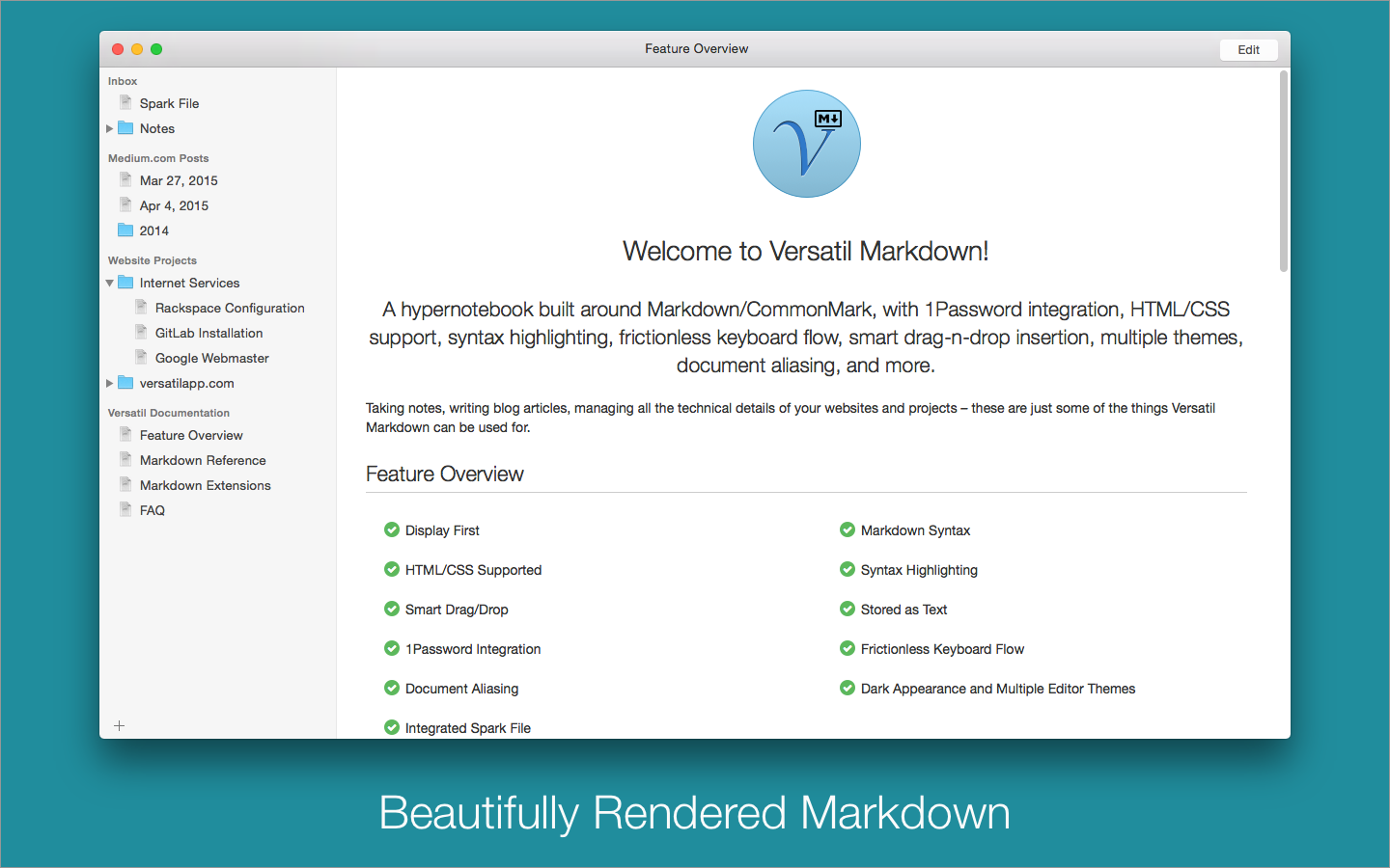 Versatil Markdown gallery image