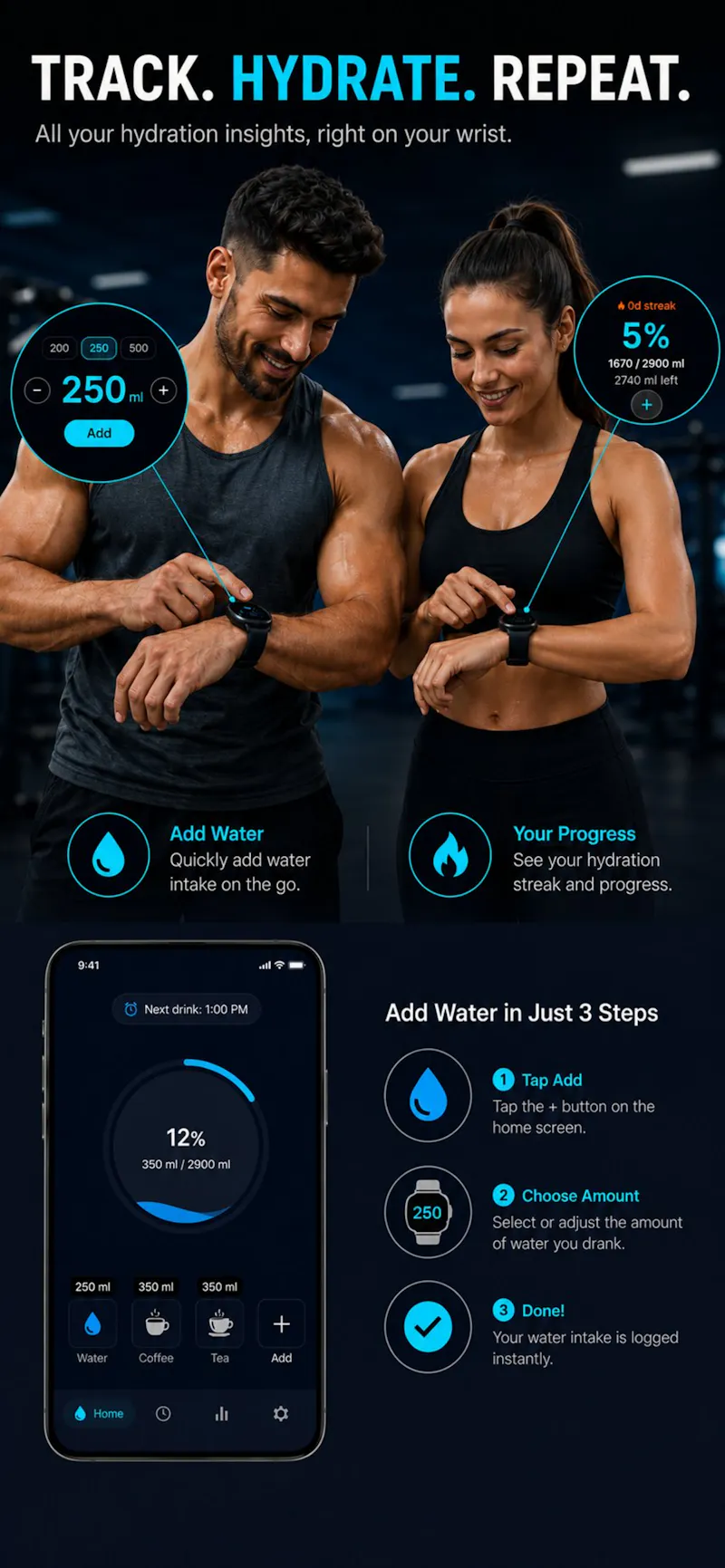 Water Tracker _ Drink Reminder screenshot 2