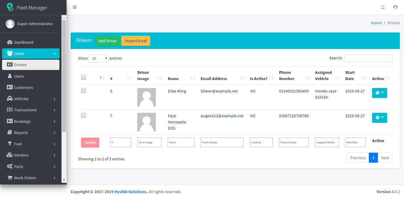 Fleet Manager gallery image