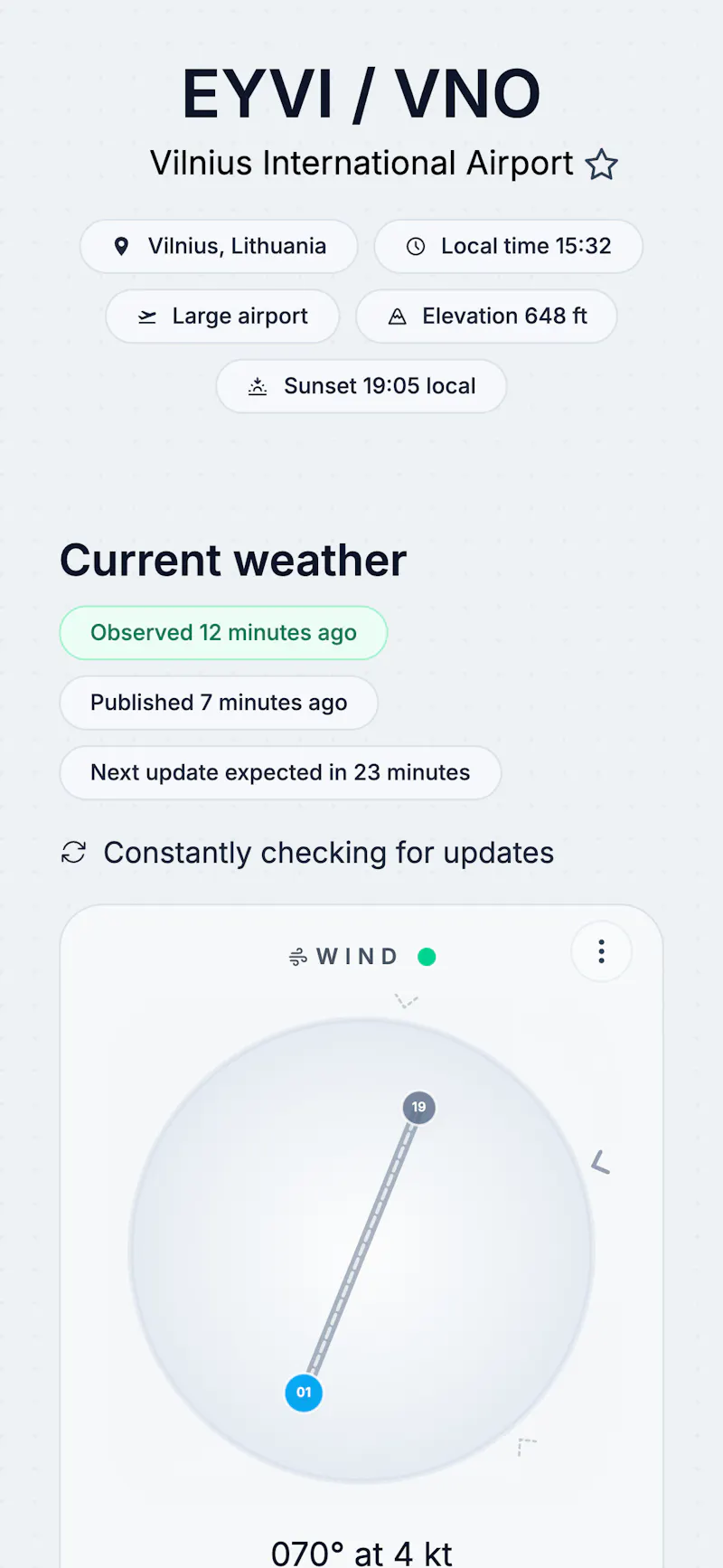 metar.lt screenshot 3