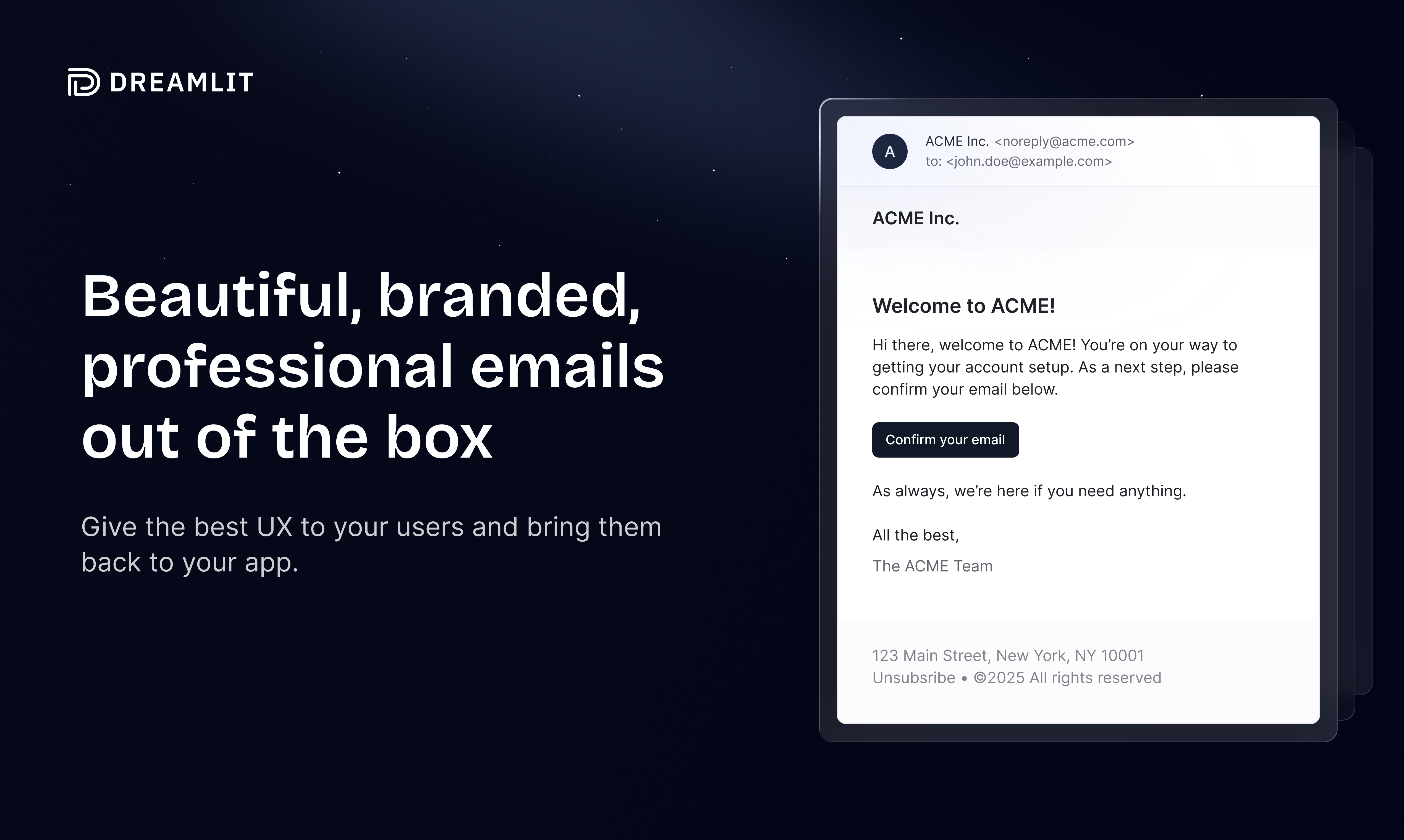 Média Dreamlit ai - Automatisation des e-mails de code ambiant utilisant l'anglais simple 5