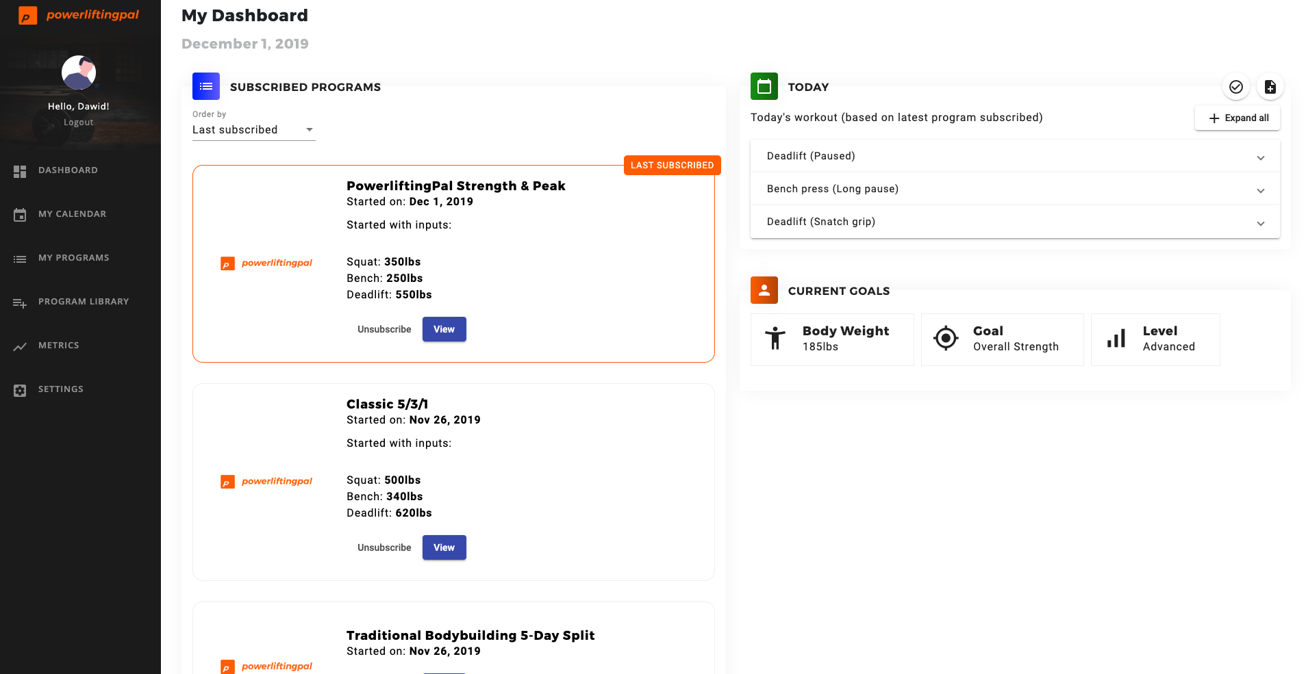 PowerliftingPal gallery image