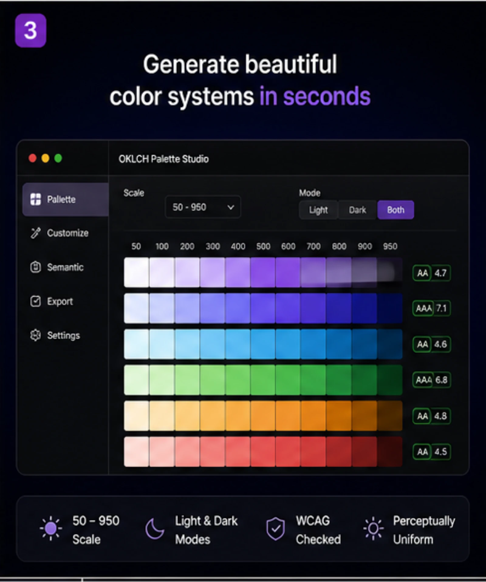 OKLCH Palette Studio for Figma screenshot 3