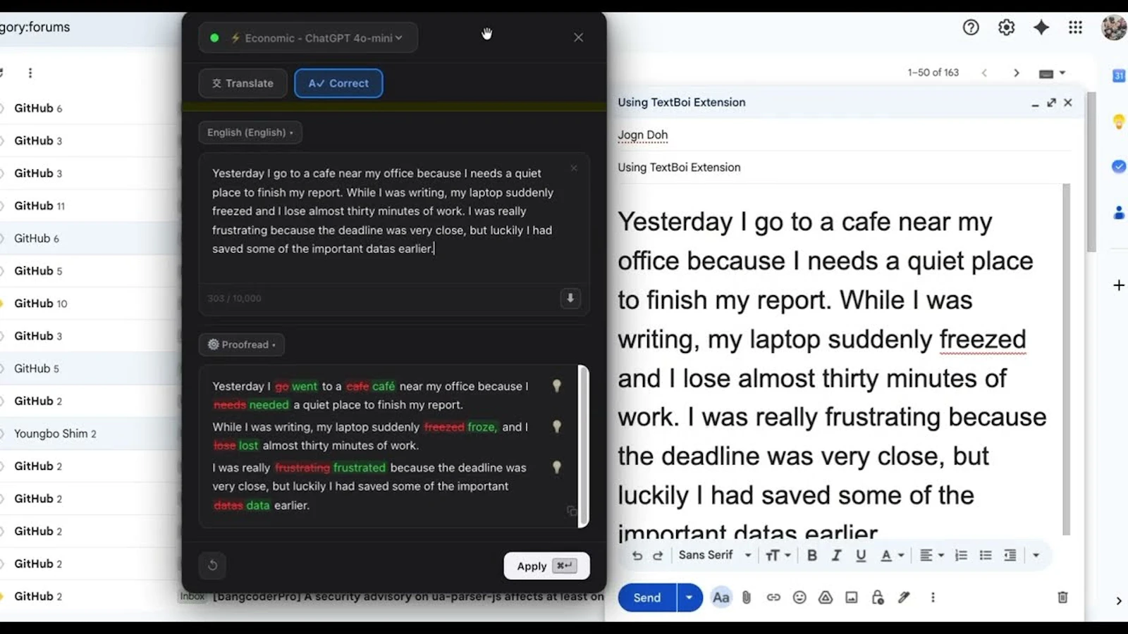 TextBoi screenshot 1 (video preview)