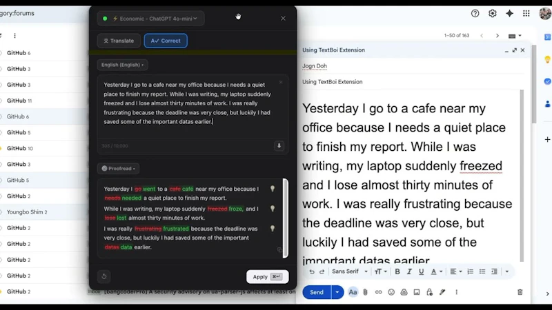 TextBoi screenshot 1 (video preview)