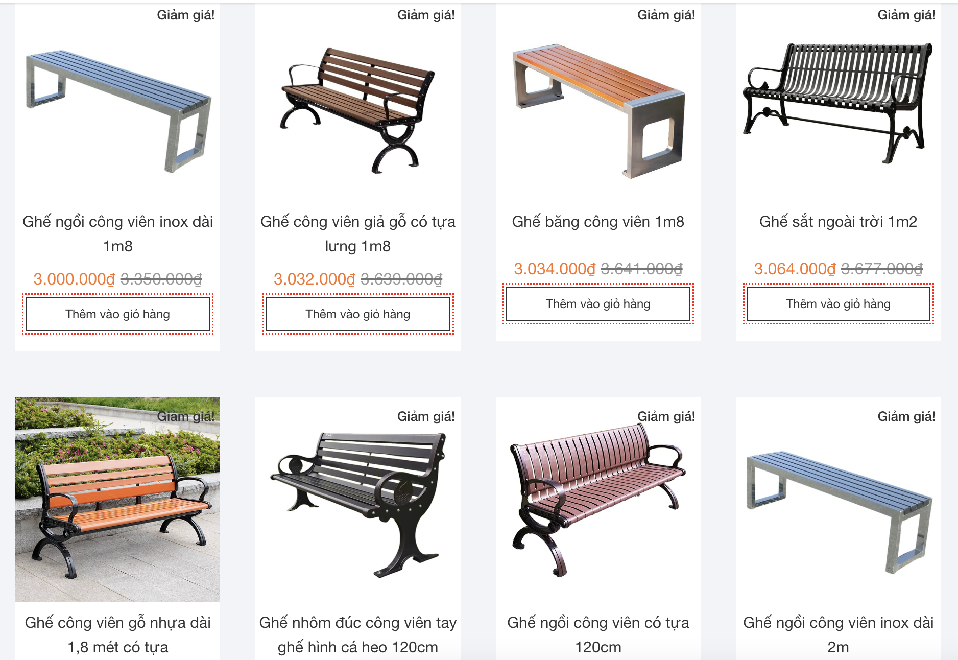 Ghế Công Viên Chất Lượng Cao Chính Hãng gallery image