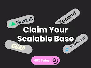 Nuxt Scalable Portfolio Starter gallery image