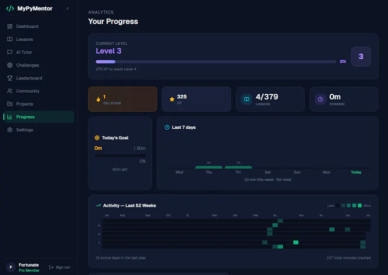 MyPyMentor screenshot 3