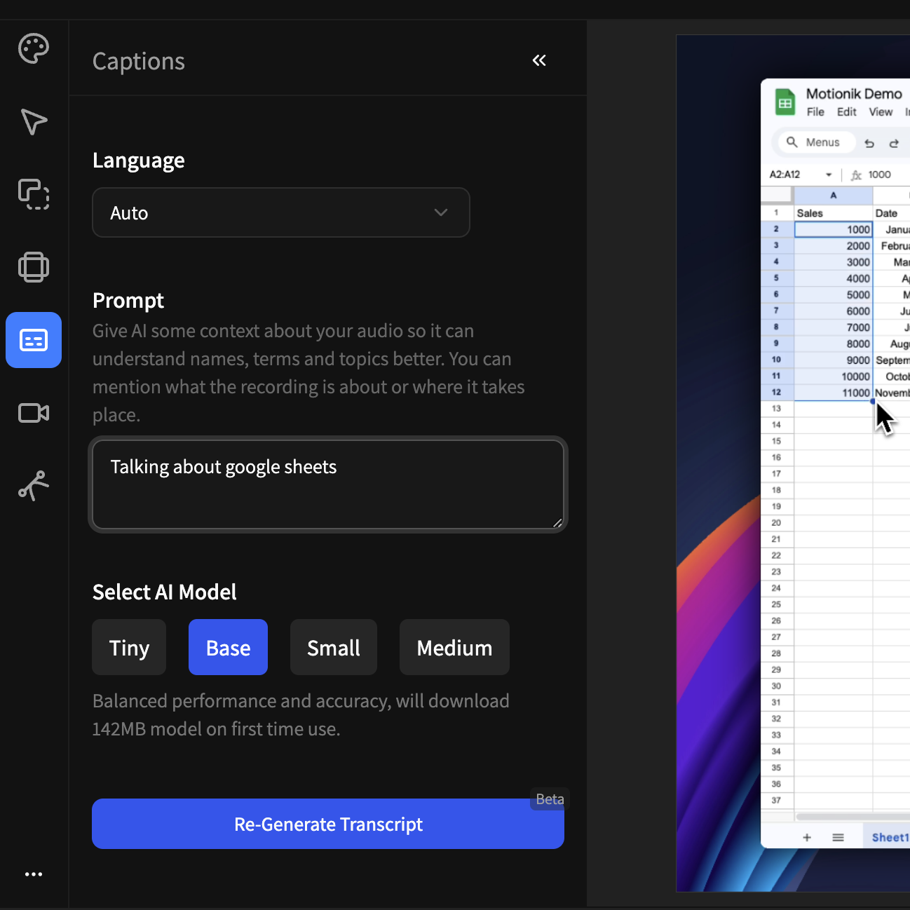 Motionik - Screenshot 4 showing product features and functionality