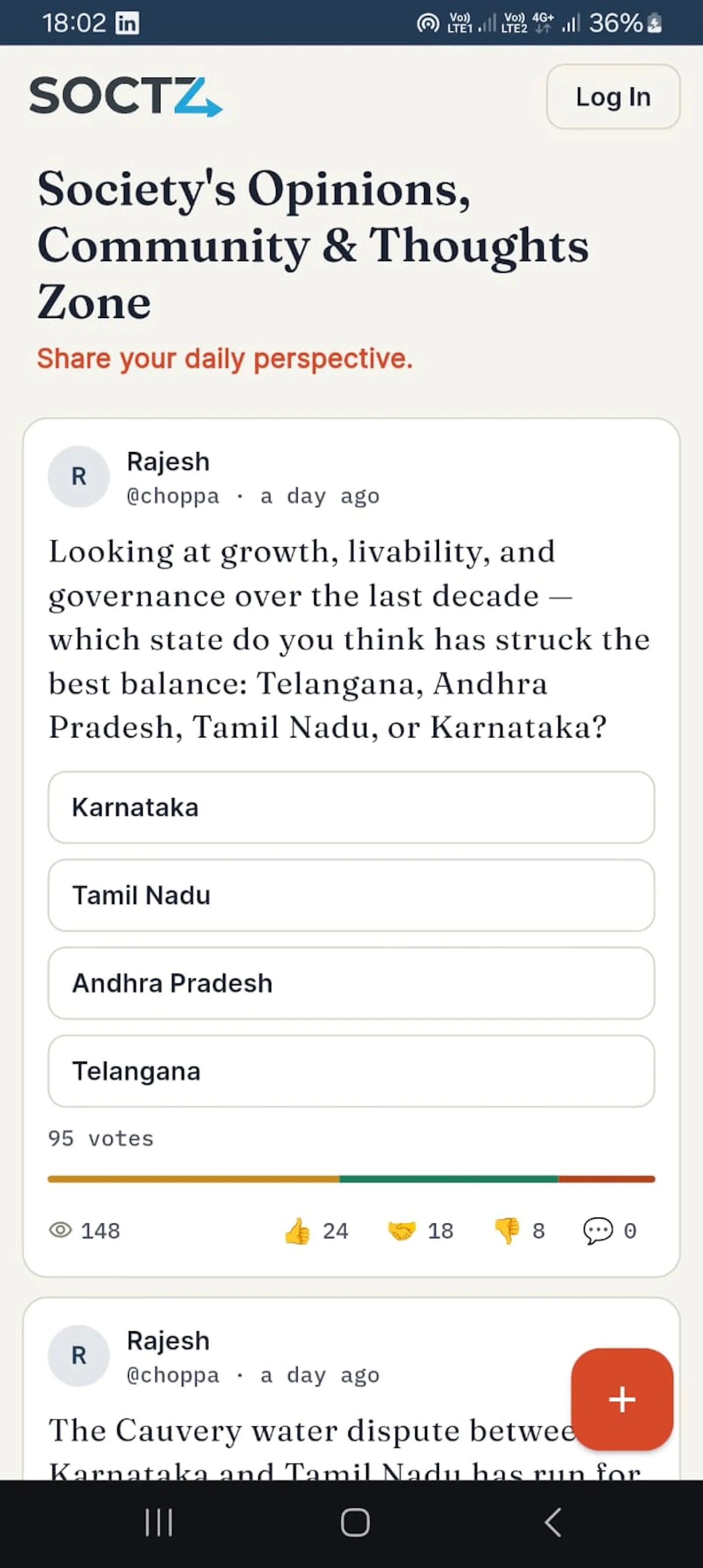 Soctz — Share your daily perspective screenshot 2