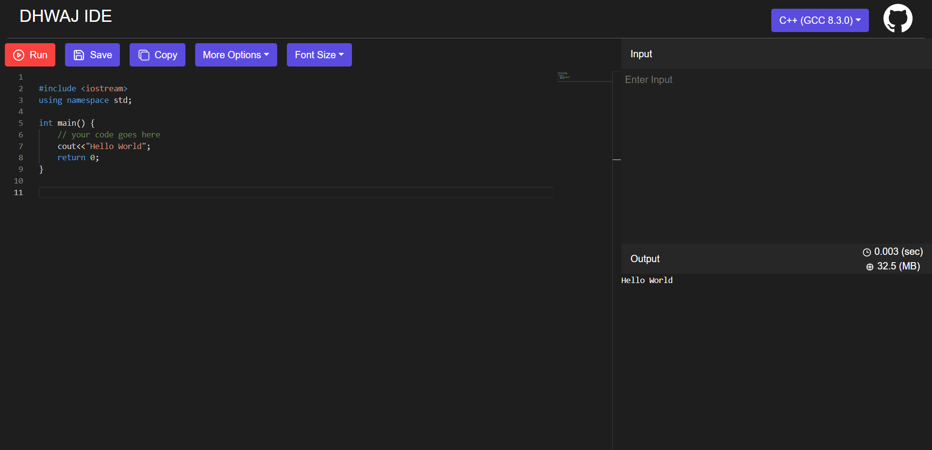 Dhwaj IDE gallery image